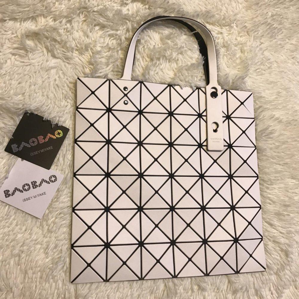 Bao Bao Issey Miyake Whitet Tote Bag - Picture 1 of 7